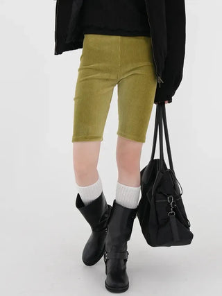 Toby Ribbed Biker Shorts
