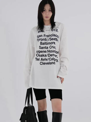 Toronto City Cotton Long Sleeve