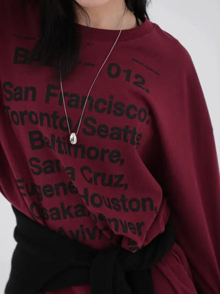 Toronto City Cotton Long Sleeve