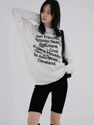 Toronto City Cotton Long Sleeve