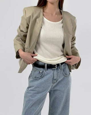Elle Round Neck Long Sleeve T-shirt