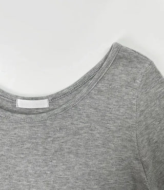 Elle Round Neck Long Sleeve T-shirt