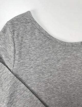 Elle Round Neck Long Sleeve T-shirt
