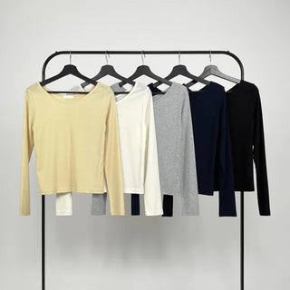 Elle Round Neck Long Sleeve T-shirt