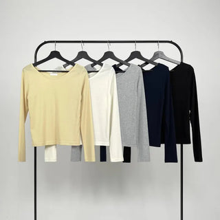 Elle Round Neck Long Sleeve T-shirt