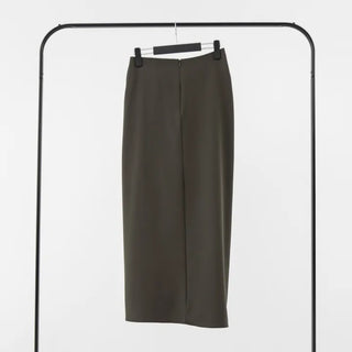Shine Wrap Twist Long Skirt
