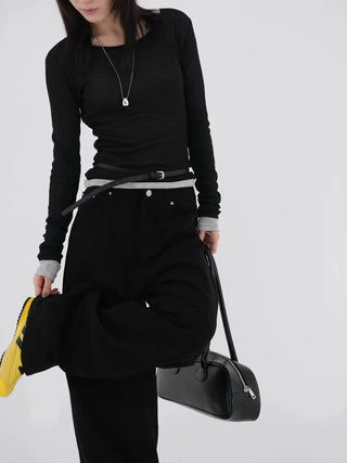Derby Cotton Wide Pants