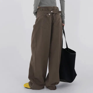 Derby Cotton Wide Pants