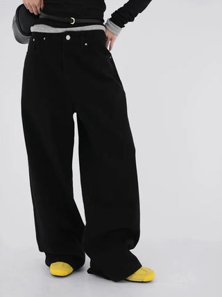 Derby Cotton Wide Pants