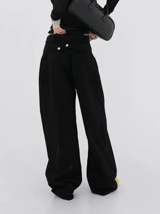 Derby Cotton Wide Pants