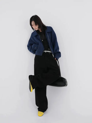Derby Cotton Wide Pants