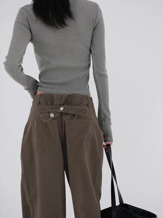 Derby Cotton Wide Pants