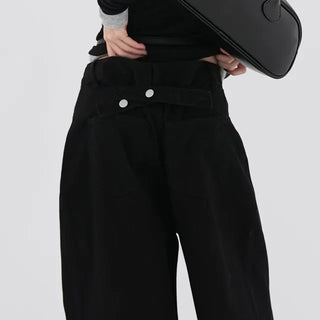 Derby Cotton Wide Pants