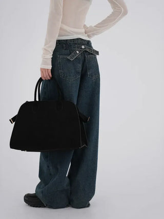 Derby Cotton Wide Pants