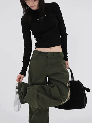 Wonder Rivet Ribbed Warmer Long Sleeve Tee