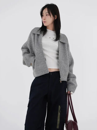 Wonder Rivet Ribbed Warmer Long Sleeve Tee