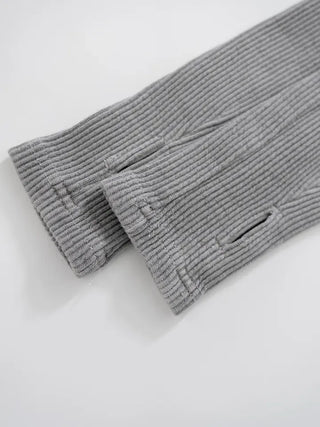 Wonder Rivet Ribbed Warmer Long Sleeve Tee