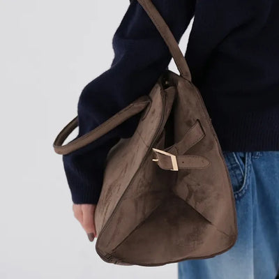 Bella Suede Big Tote Bag