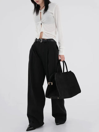 Bella Suede Big Tote Bag