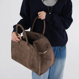 Bella Suede Big Tote Bag