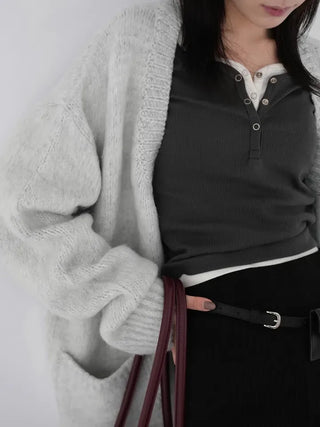 Kuro Brush Cardigan