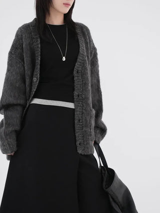 Kuro Brush Cardigan