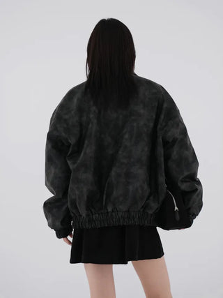 Taze Vintage Washed Leather Jacket