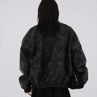Taze Vintage Washed Leather Jacket