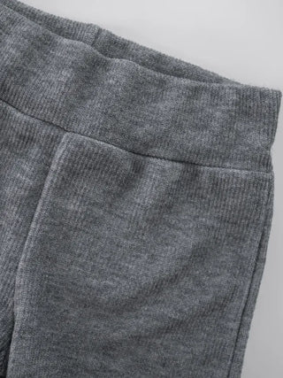 Marron knit shorts