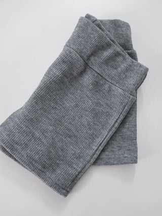 Marron knit shorts