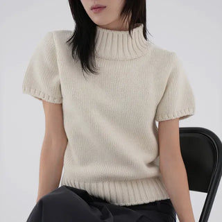 Kasha Polo Short Sleeve Knit