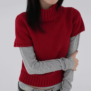 Kasha Polo Short Sleeve Knit