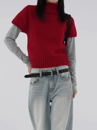 Kasha Polo Short Sleeve Knit