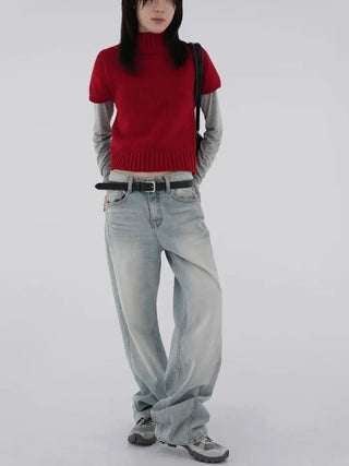 Kasha Polo Short Sleeve Knit