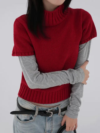 Kasha Polo Short Sleeve Knit