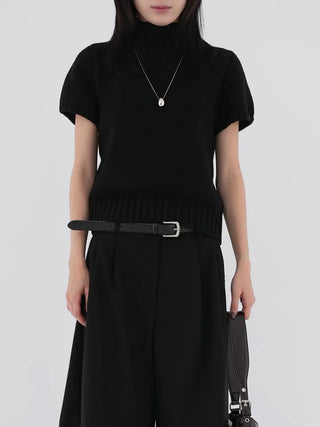 Kasha Polo Short Sleeve Knit