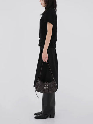 Kasha Polo Short Sleeve Knit