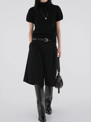 Kasha Polo Short Sleeve Knit