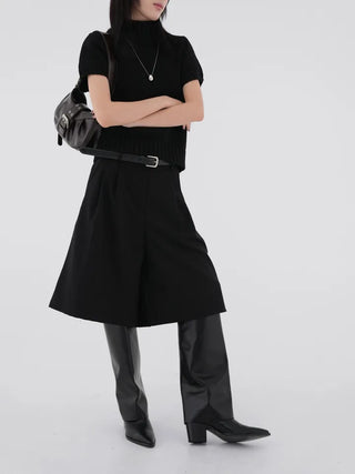 Kasha Polo Short Sleeve Knit