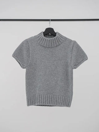 Kasha Polo Short Sleeve Knit