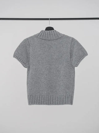 Kasha Polo Short Sleeve Knit