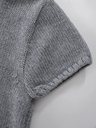 Kasha Polo Short Sleeve Knit