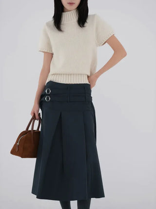 Kasha Polo Short Sleeve Knit