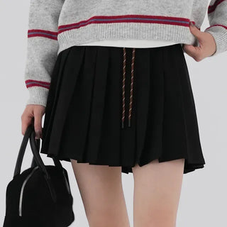 Penny Classic Pleated Mini Skirt