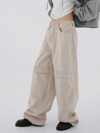 Verve Cotton Pocket Wide Pants