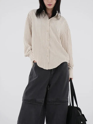 Verve Cotton Pocket Wide Pants