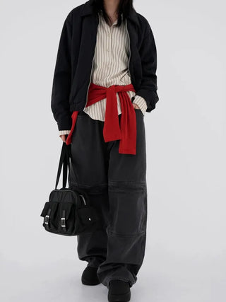 Verve Cotton Pocket Wide Pants