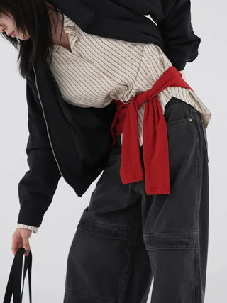 Verve Cotton Pocket Wide Pants