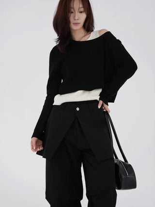 Ibel Crop Sweater & Sleeveless