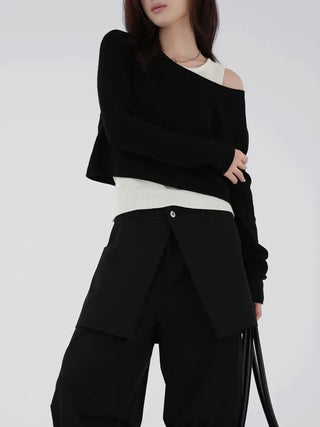 Ibel Crop Sweater & Sleeveless